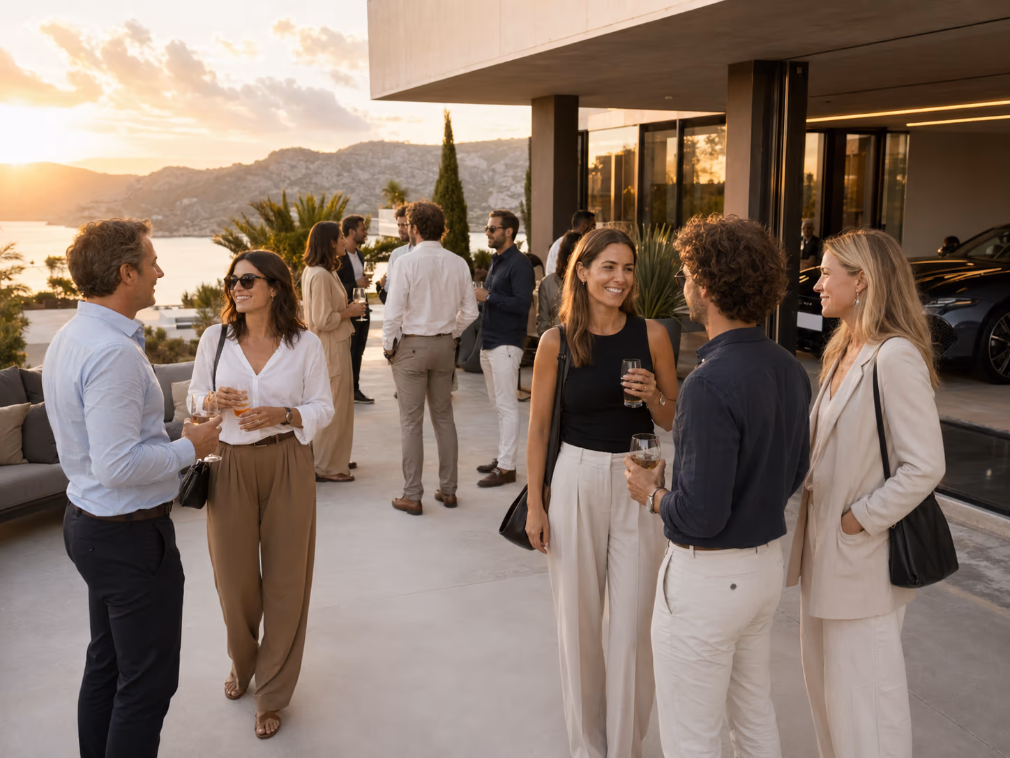 Entspannter Afterwork-Tardeo mit Unternehmern auf Mallorca